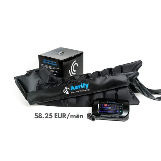 Aerify STANDARD limfodrenāžas sistēma ar 8-kambaru zābakiem un somu