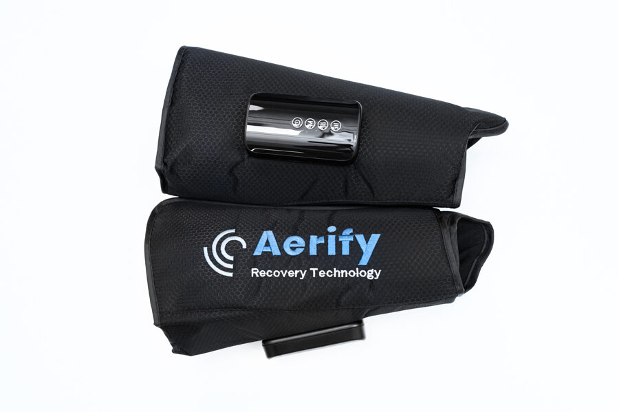 Aerify FLY gaisa kompresijas masāžas ierīce kāju apakšstilbiem ar siltumu